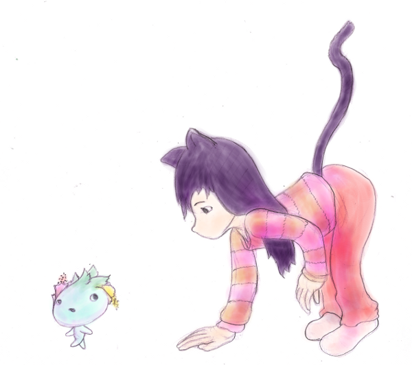 The Cat Girl and the Pixie